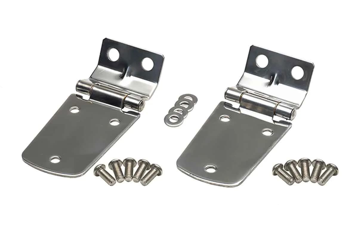 97 TJ Hood Kit (Without Hood Catch) Polished Stainless Steel