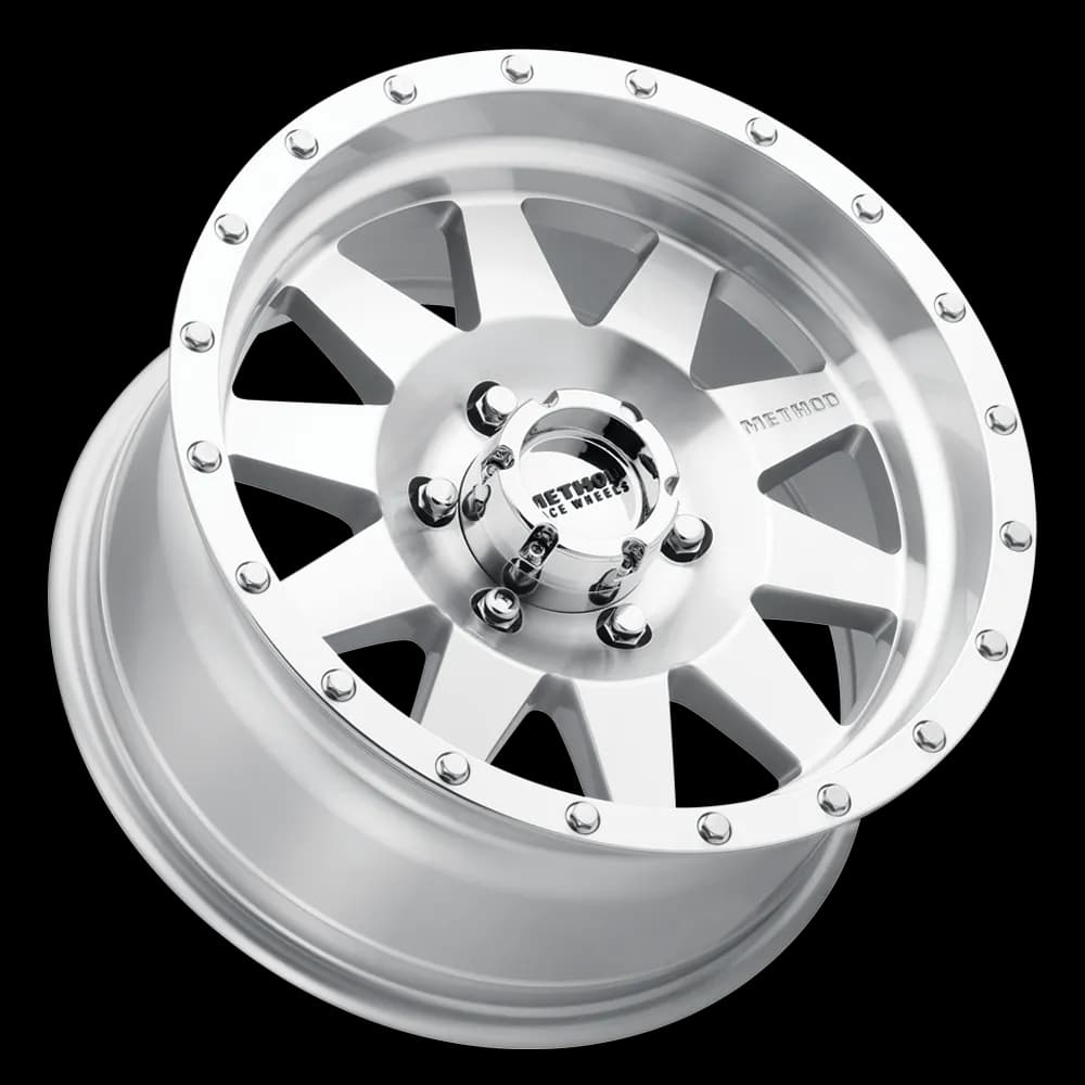 Aluminum Wheels 17x9 The Standard MR301 Bolt Pattern 6 On 139.7 Offset -12 Lip Size 3.46 Machined SL Clear Coat Method