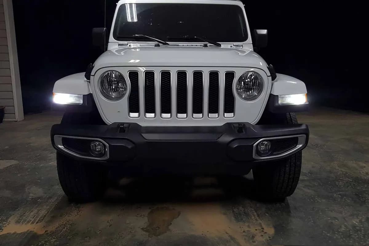 Use Doddd0421 JL Wrangler Front Turn Stage 1 7443 LED Bulb Hp48 White And Amber Diode Dynamics