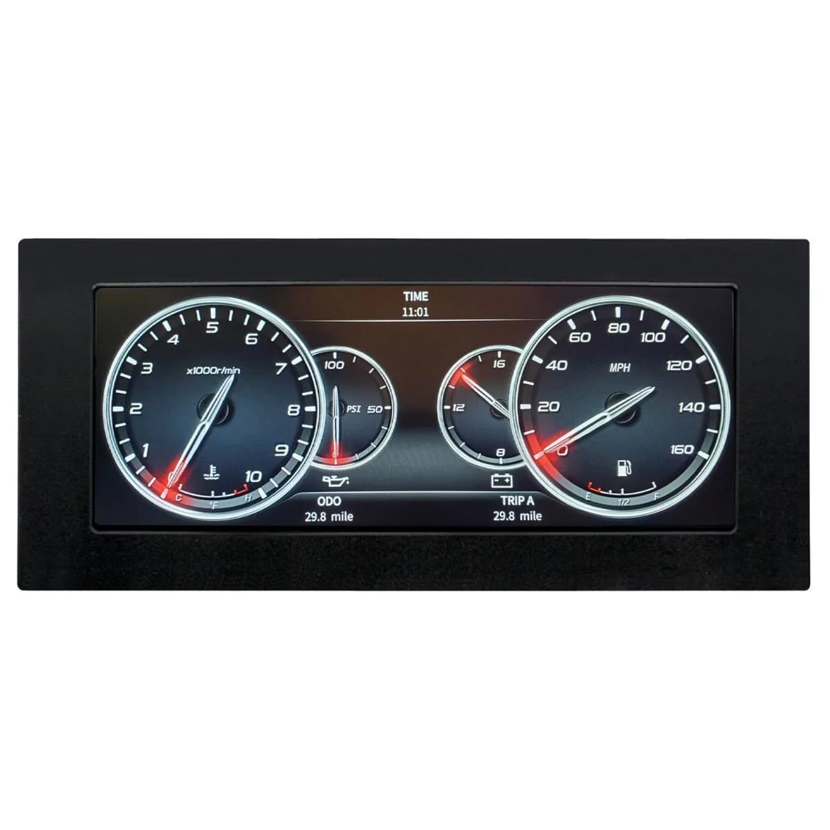Autometer Invision Display 8.8 Color Lcd Panel Mount Universal 7400