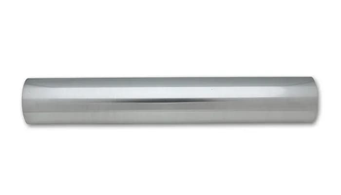 Straight Aluminum Tubing; 2 in. OD; 18 in. L; 1.8MM Wall Thickness; 6063 Aluminum; Polished;