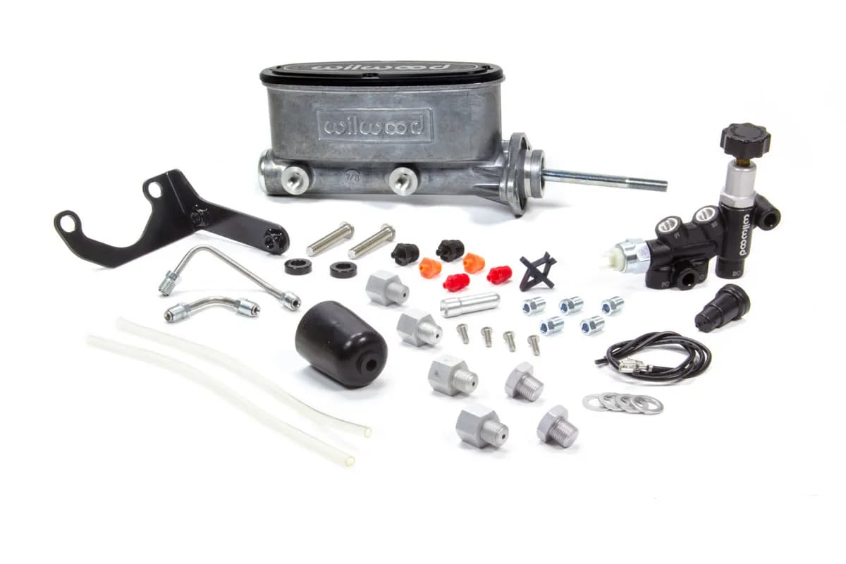 hv Tandem M/C Kit w/ Bracket & Prop Valve7/8in Borew/Pushrod