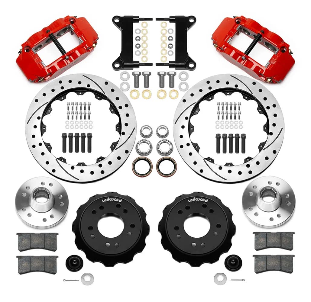 1988 - 2002 Chevrolet, GMC Forged Narrow Superlite 6R Big Brake Front Brake Kit (Hub) - 140-15949