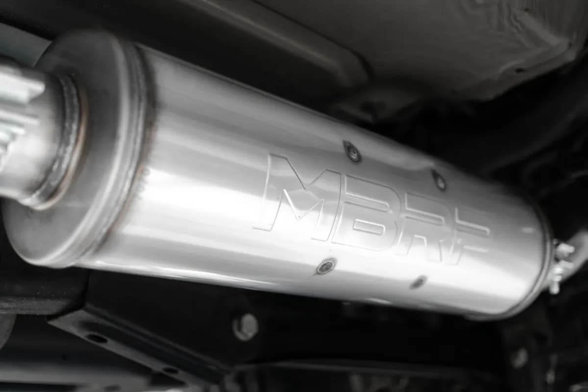 Armor Pro Cat Back Exhaust System; 3 in. Tubing; Single Side; 4 in. Tip; T304 Stainless Steel;