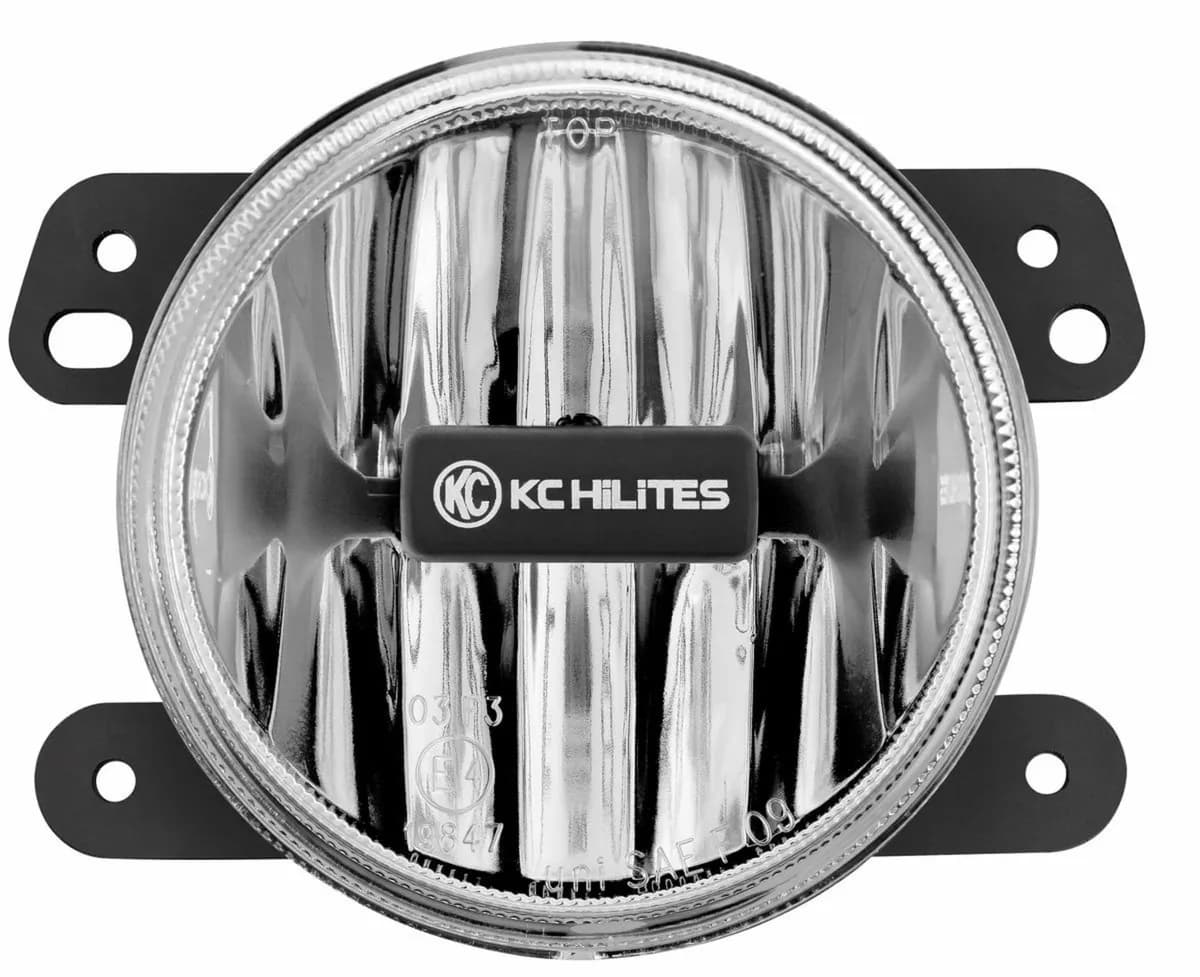 KC Hilites 1497 g4 Gravity LED 4 SAE Ece Fog 1-Light - 2010-2018 Jeep Wrangler JK 2/4-Door