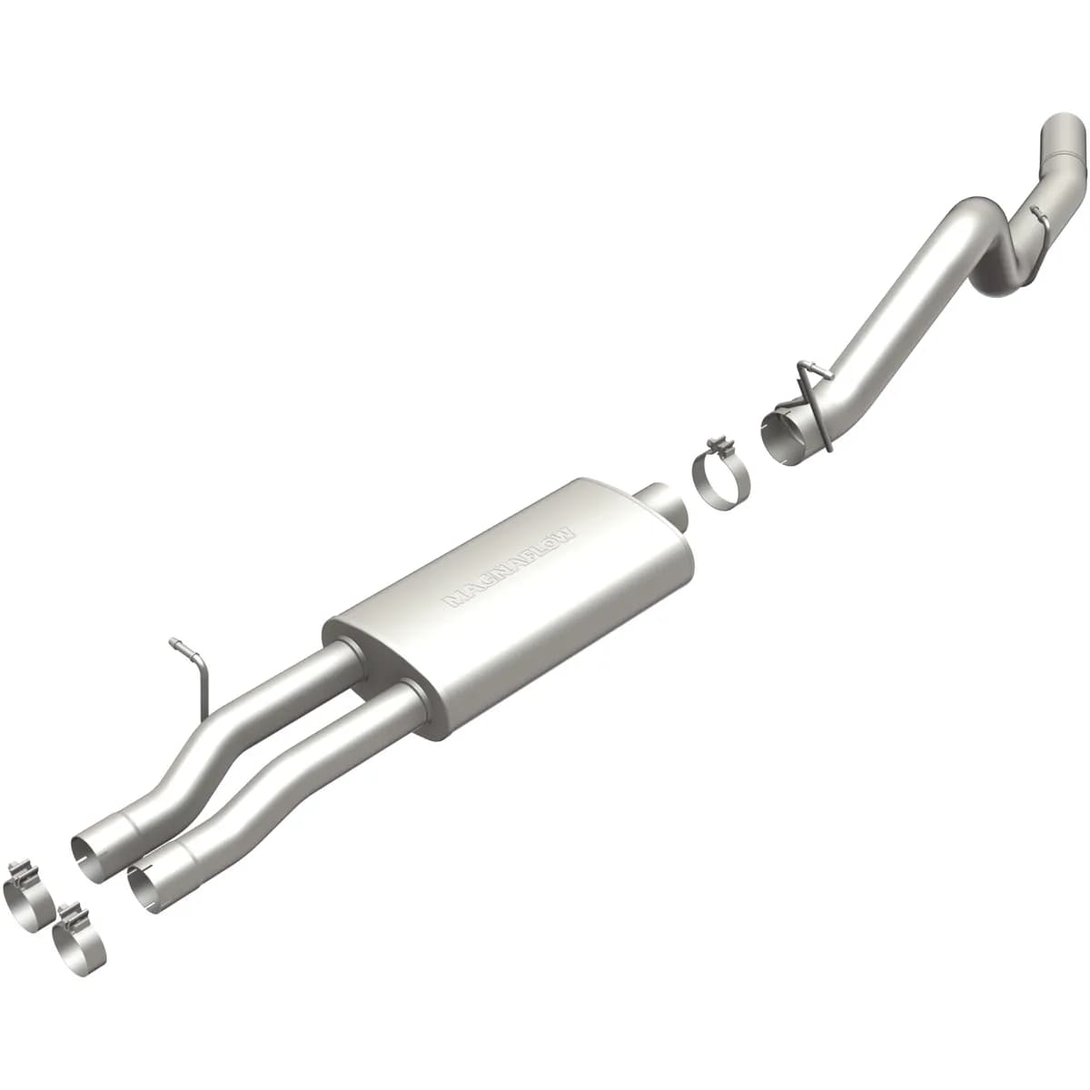 MagnaFlow 2001-2002 Chevrolet Silverado 2500 HD 6.0L | 2001-2002 GMC Sierra 2500 HD 6.0L Street Series Cat-Back Performance Exhaust System 15732