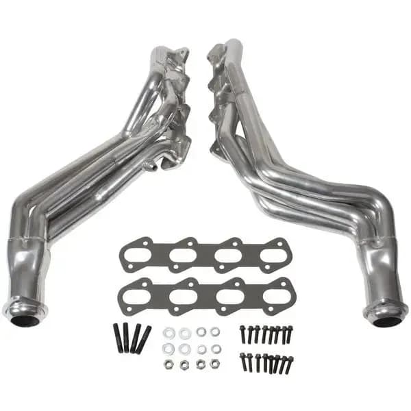 Ford Mustang Cobra Mach 1 1-5/8 Long Tube Exhaust Headers Polished Silver Ceramic 99-04
