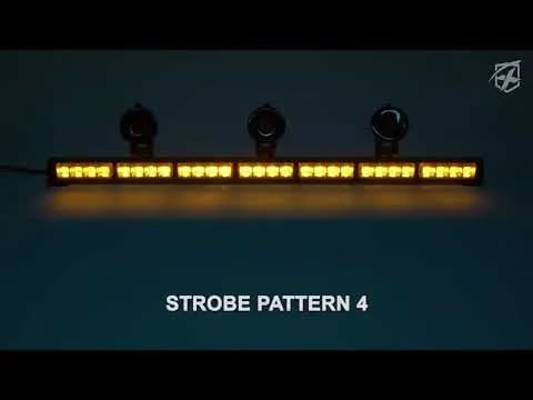 Xprite 31” LED Traffic Advisor Strobe Light Bar Emergency Warning Light | Controller COB Series