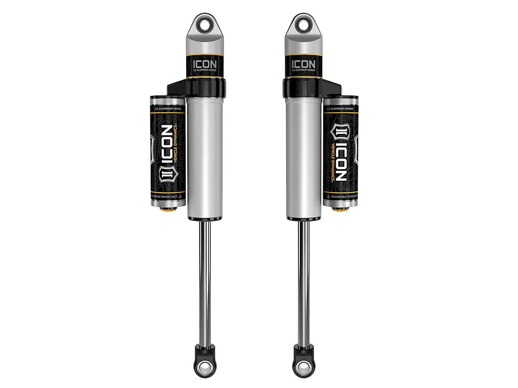 ICON 2001-Up GM 2500/3500 HD, 6-8” Lift, Rear 2.5 VS Piggyback Res Shocks, Pair