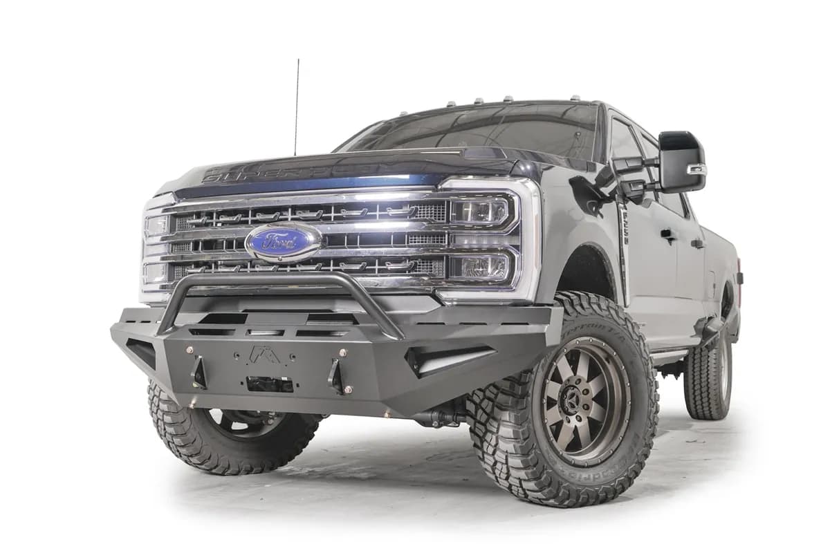 23c F250/F350 Red Steel Front Bumper