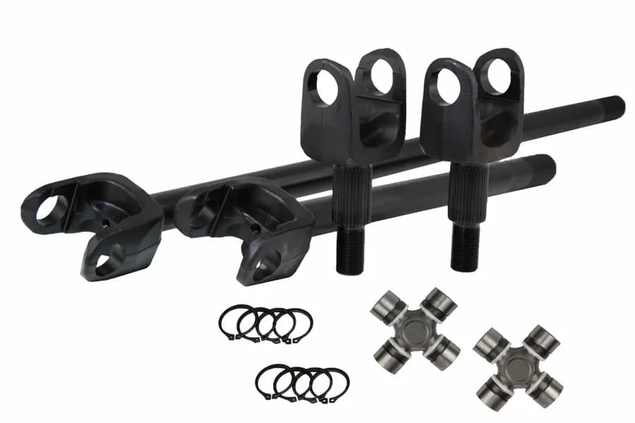 Dana 30 TJ/XJ/ZJ 30 Spline 4340 Chromoly USA Made Front Axle Kit Revolution Gear