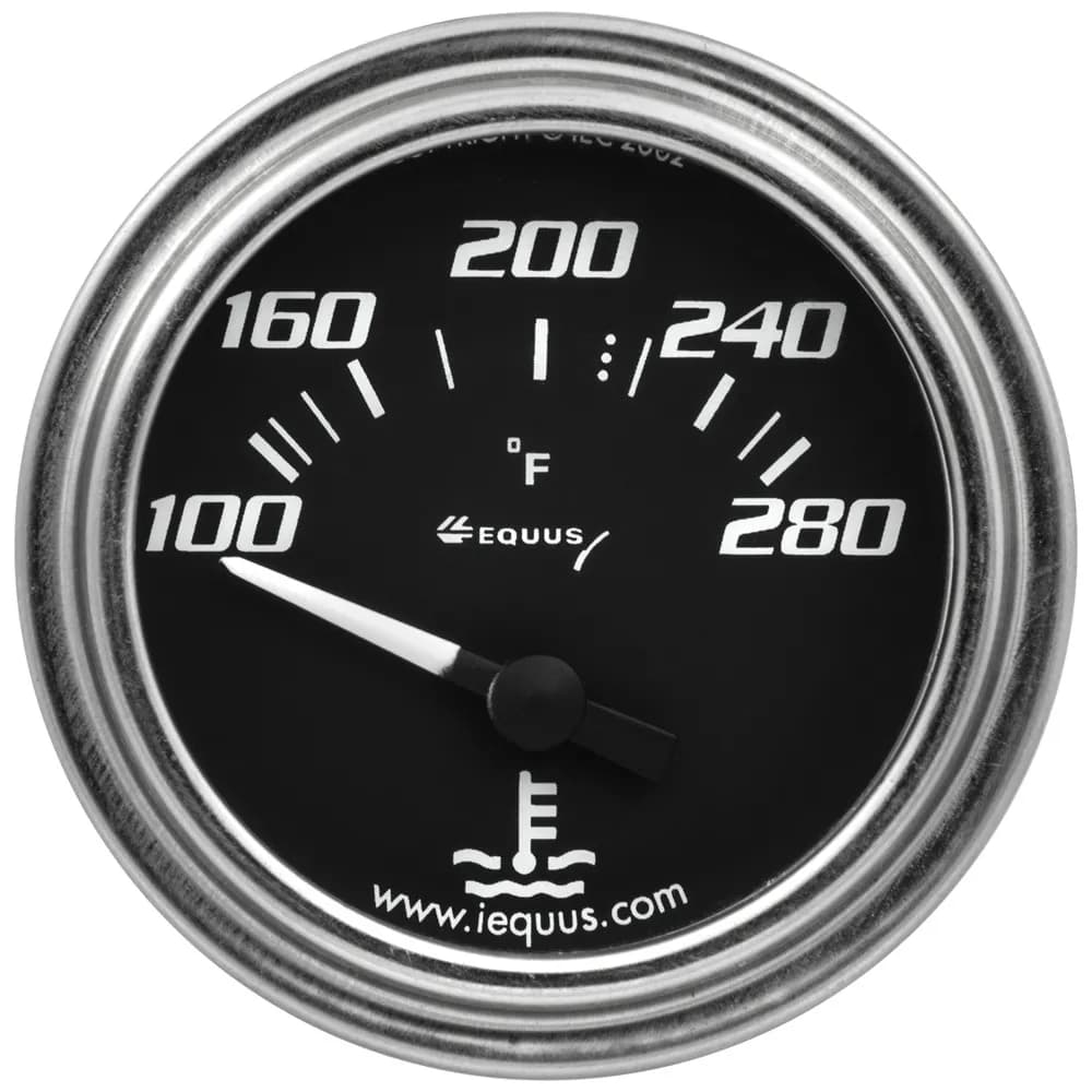 2 in. Chrome Electric Water Temperature Gauge