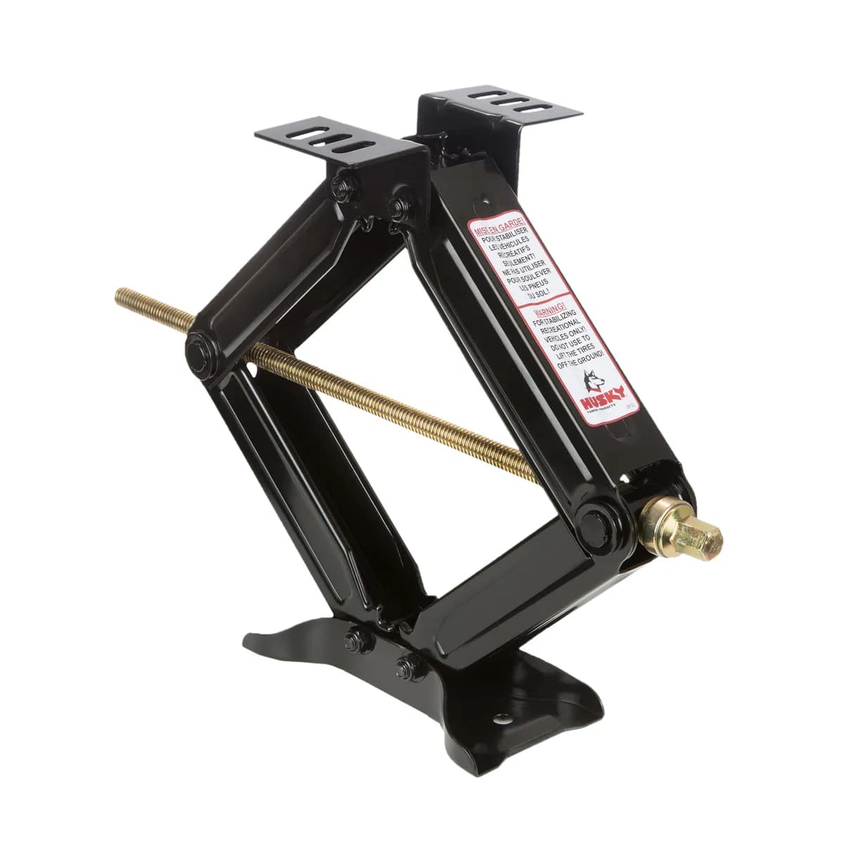 Husky Towing 88134 Scissor Mechanical 5000 LB Capacity 20 Height Powder Coated Black Steel 2 Pack