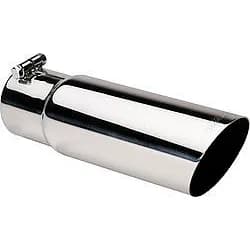 Gibson Performance Exhaust 500374 Stainless Steel Tip>Single Wall Angle Tip