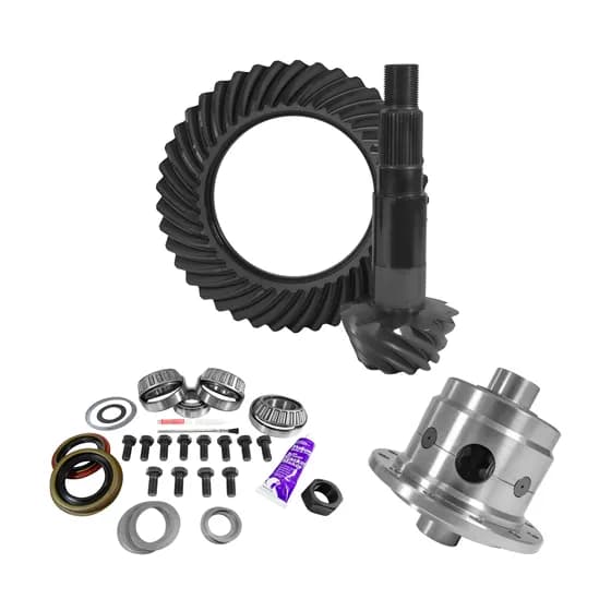11.25 Inch Dana 80 4.56 Rear Ring & Pinion, Install Kit, 35 Spline Posi, 4.375 Inch Brg USA Standard
