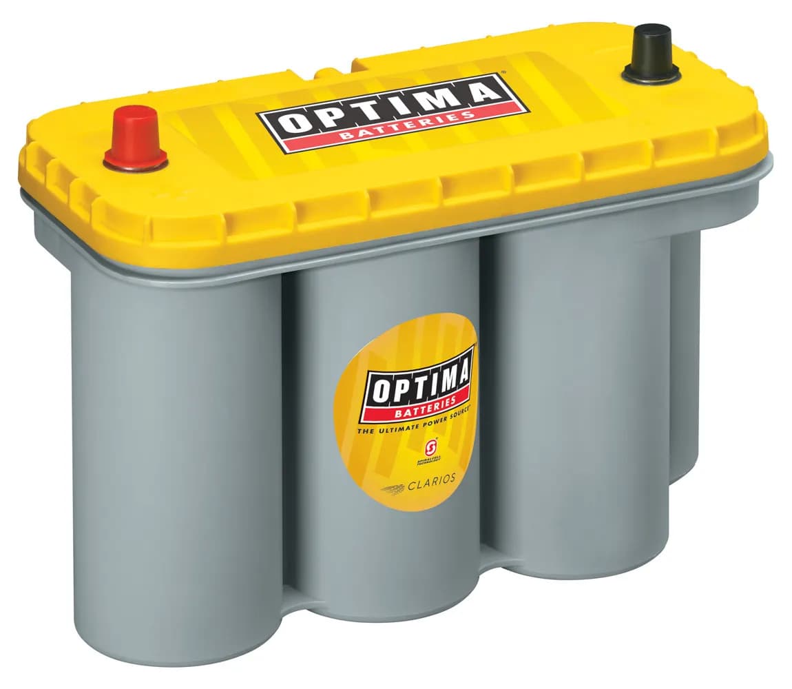 YellowTop® Deep Cycle Battery; UNBOXED; Grp. D31A;Cold Crank Amps 900;Crank Amps 1125;Res. Cap. 155;Ampere Hour 75;Automotive Terminal;L-12 13/16 in.;W-6.5 in.;H-9 3/8 in.;