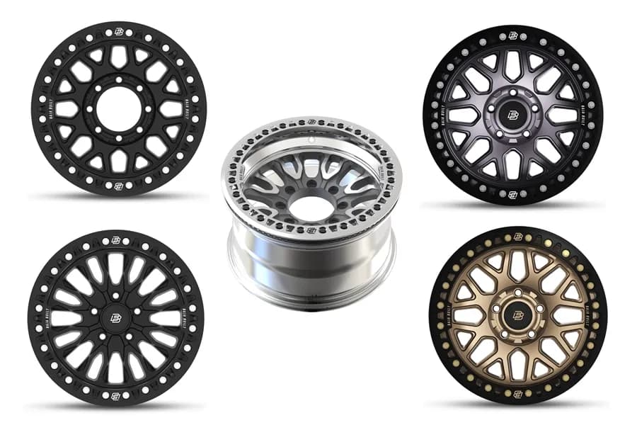 Baja Built Outlaw or Renegade Cast Beadlock Wheel Package- Qty 5 - JT/JL/JK