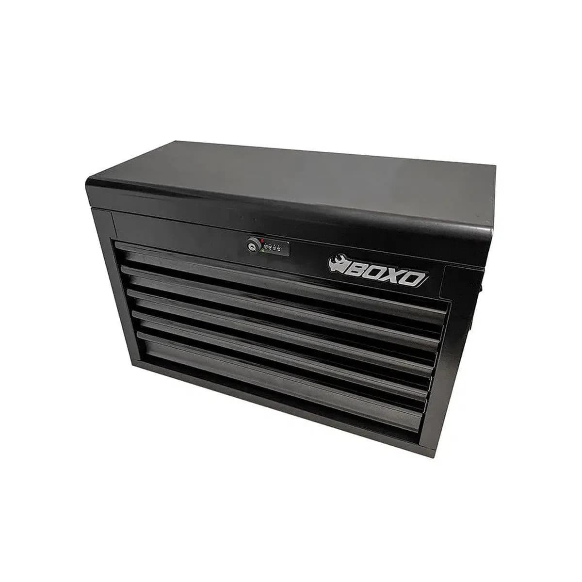 26in 5drawer Portable Steel Tool Box White