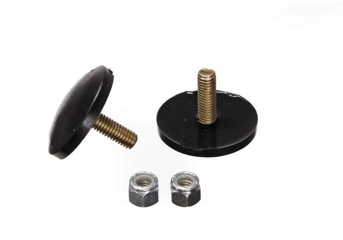 Universal Bump Stop Setblkperformance Polyurethaneultra Low Profile Button 2/Set