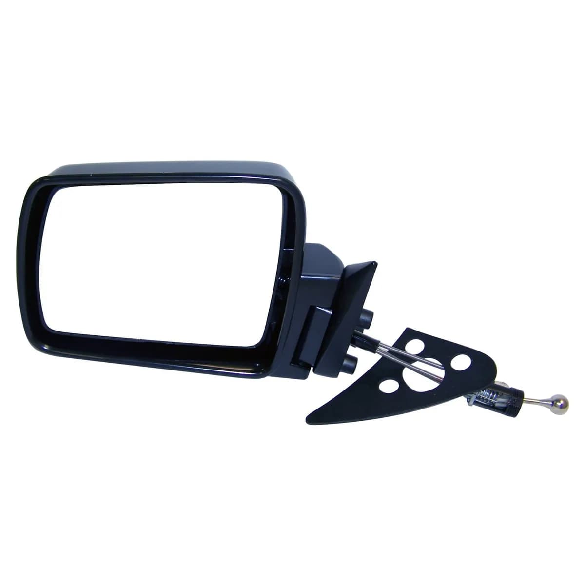 Crown Automotive Jeep Replacement 55034123 Left Manual Remote Folding Mirror for 1984-1996 XJ Cherokee, MJ Comanche, Black