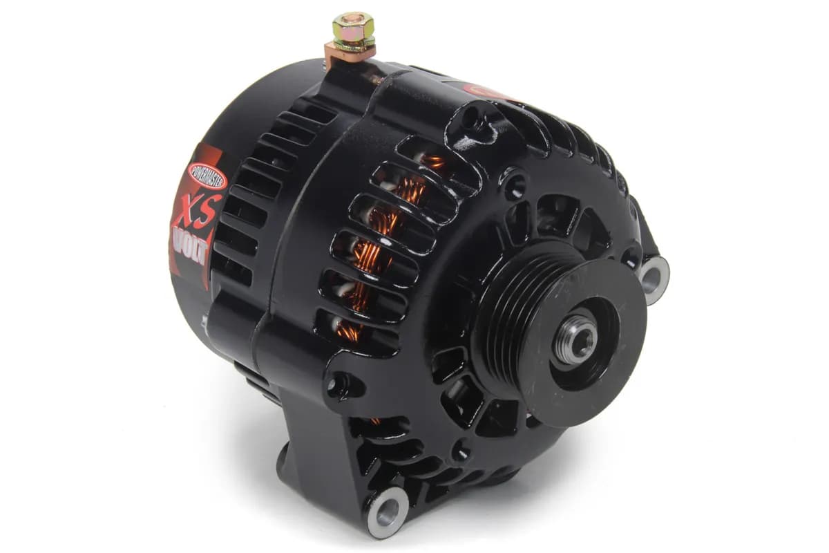 XS Volt™ Hi Amp Alternator; GM; 165 Amp; 6 Groove Pulley; Black Finish;