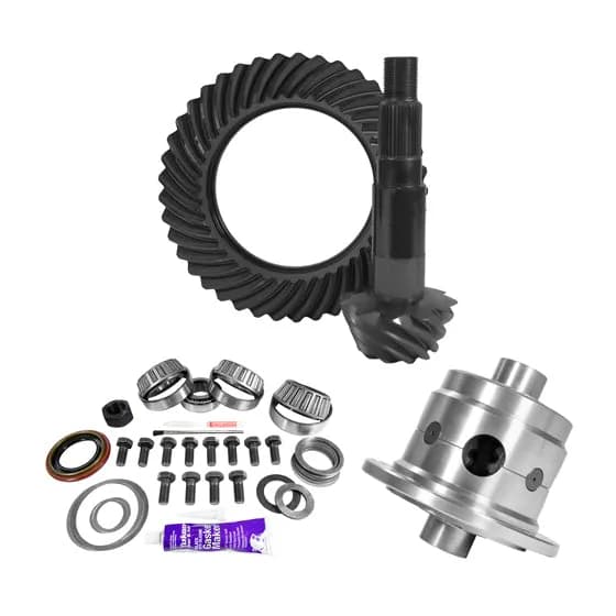 11.25 Inch Dana 80 3.54 Rear Ring & Pinion, Install Kit, 35 Spline Posi, 4.125 Inch Brg USA Standard