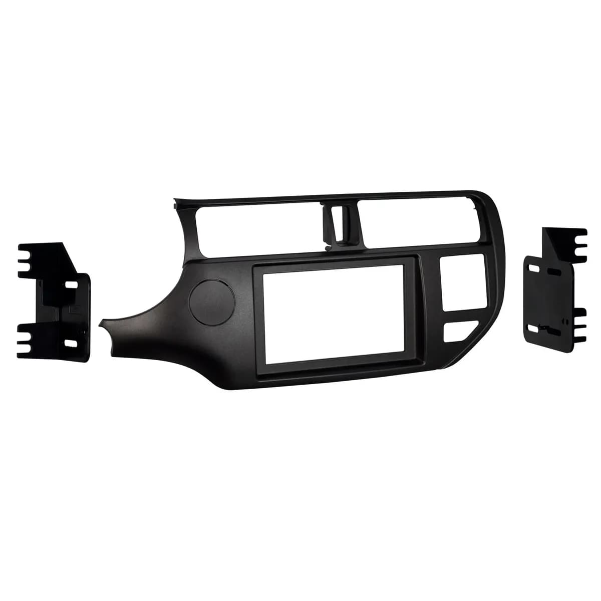 Custom Fit Mounting Kit; ISO Double DIN Radio Provision; Incl.: Radio Housing Trim Panel/Radio Brackets/Start-Stop Switch And Airbag Light Blank Plate/Screws;