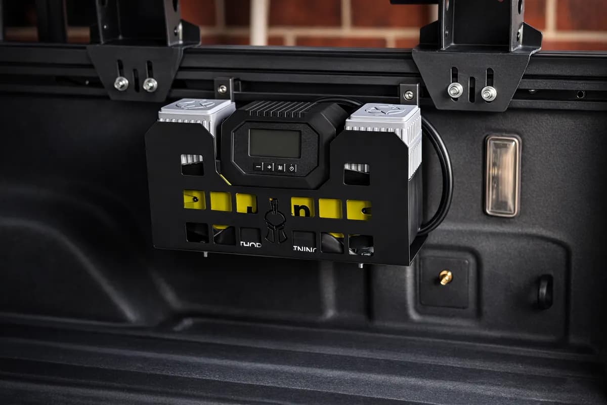 Thor's Lightning Refuge MOLLE Portable Air Compressor Mount for Jeep Gladiator JT 2020-Present