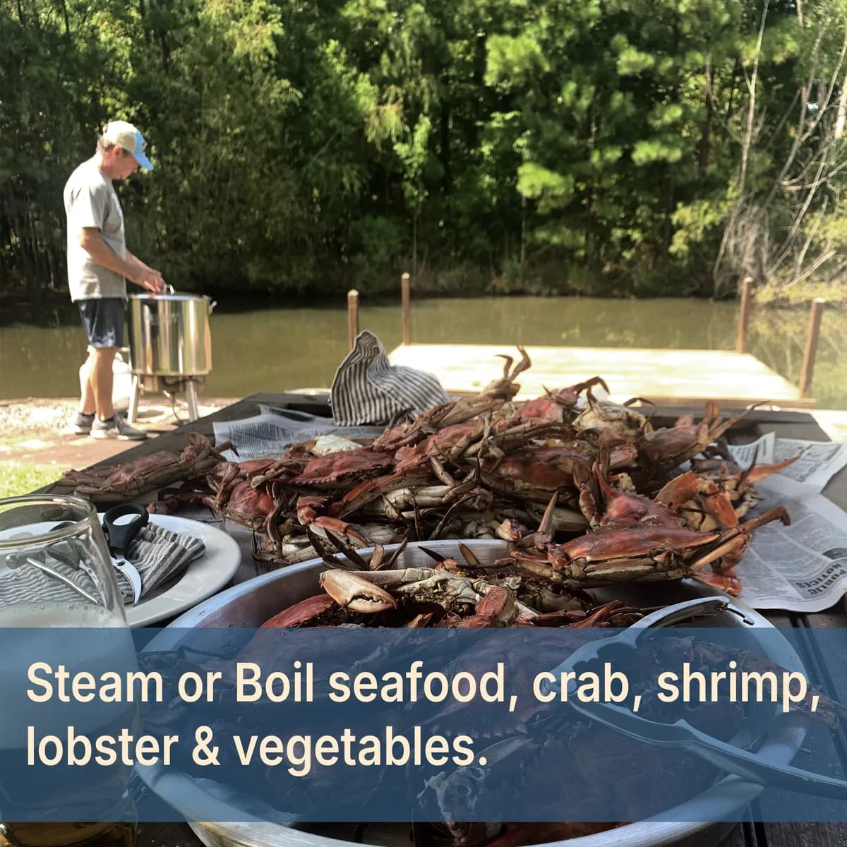 82-qt Stainless Bayou® Steam and Boil Cooker Kit