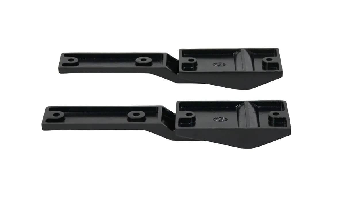 Jeep TJ Tailgate Hinge Pair 97-06 Wrangler TJ Powdercoat Black Kentrol
