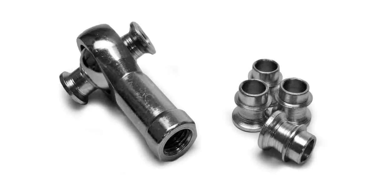 Steinjäger For 1 inch Rod Ends Straight Style Rod End Misalignment Inserts Yields 5/8 Bore Stainless 4 Pack