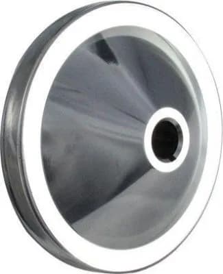 Borgeson - Power Steering Pulley - P/N: 801202 - Aluminum power steering pump pulley. 4-5/8 in. Diameter 1-Row V-Belt keyway style.