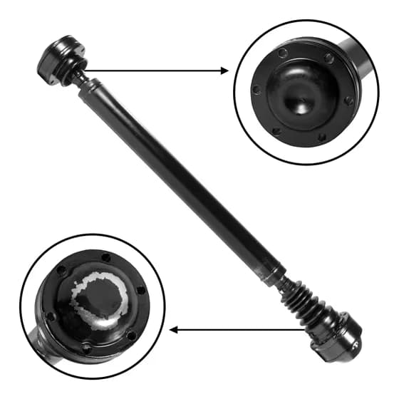 New USA Standard Front Driveshaft For Commander Liberty 19-1 4 Weld to Weld Commander Frnt Drive