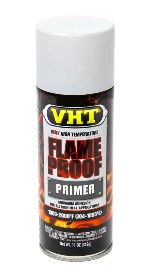 Extreme High Temperature Coating; Flat White Primer; 11 Oz. Aerosol