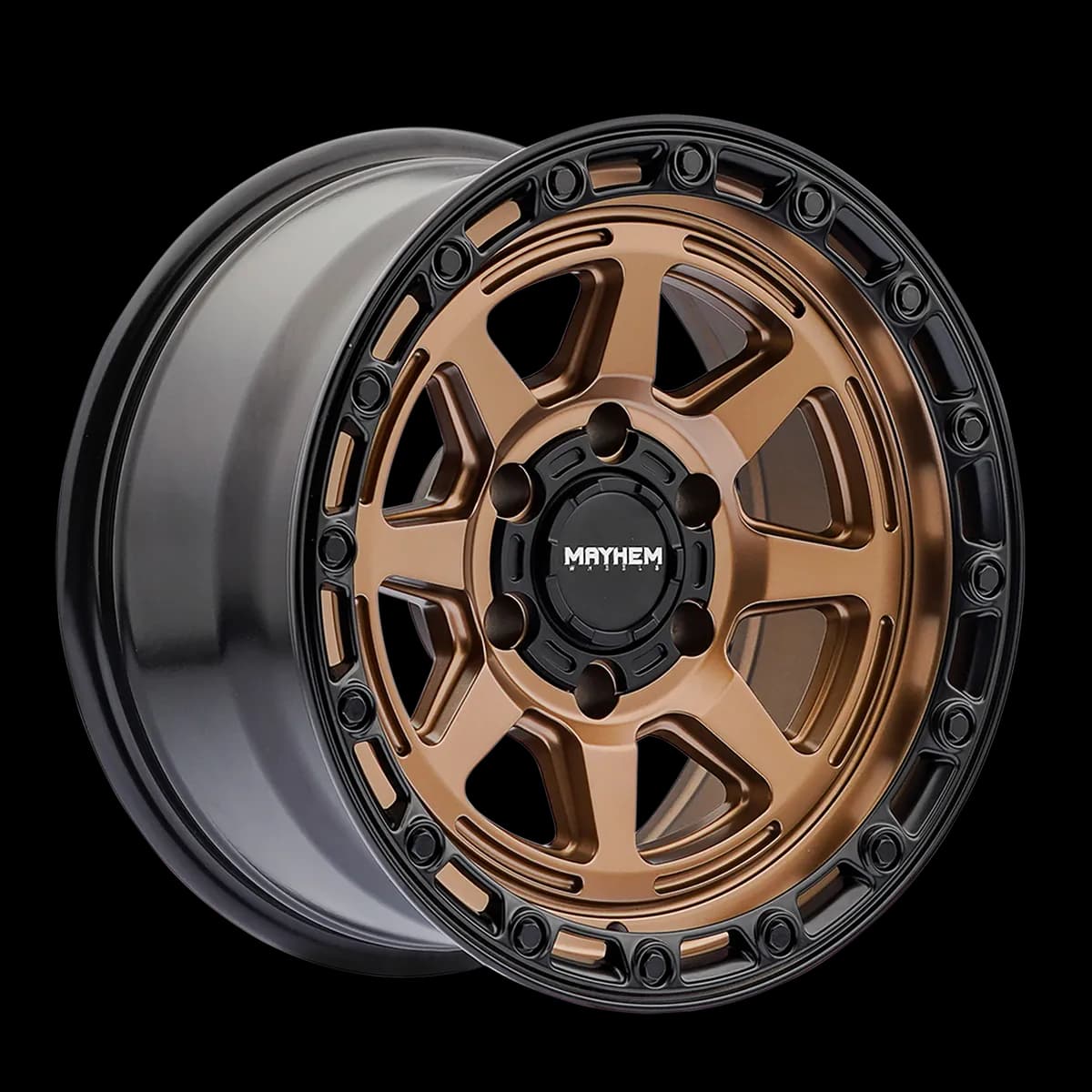 Ridgeline (8306) Satin Bronze/Black Lip 18x9 6139.7 20mm 106mm