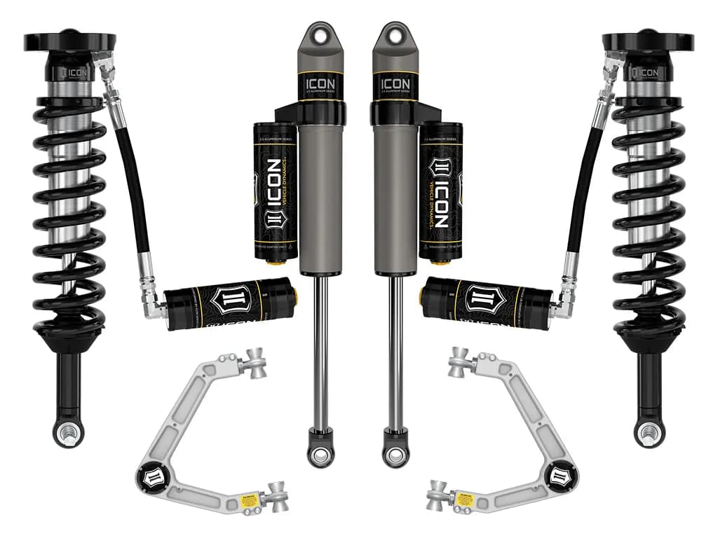 ICON 2023-2026 Chevrolet Colorado WT, LT, & Z71, 1.75-2.5" Lift, Stage 4 Suspension System, Billet