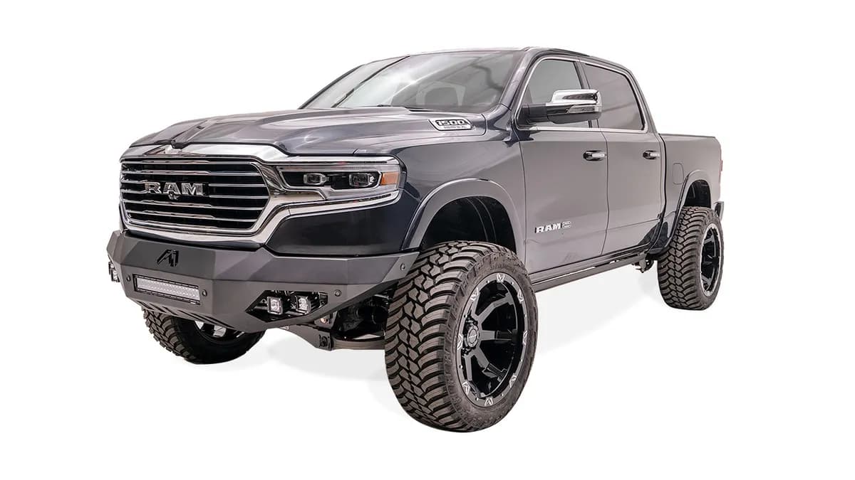 11-16 F250 F350 Fab Fours Front Winch Bumper w Pre-Runner Guard