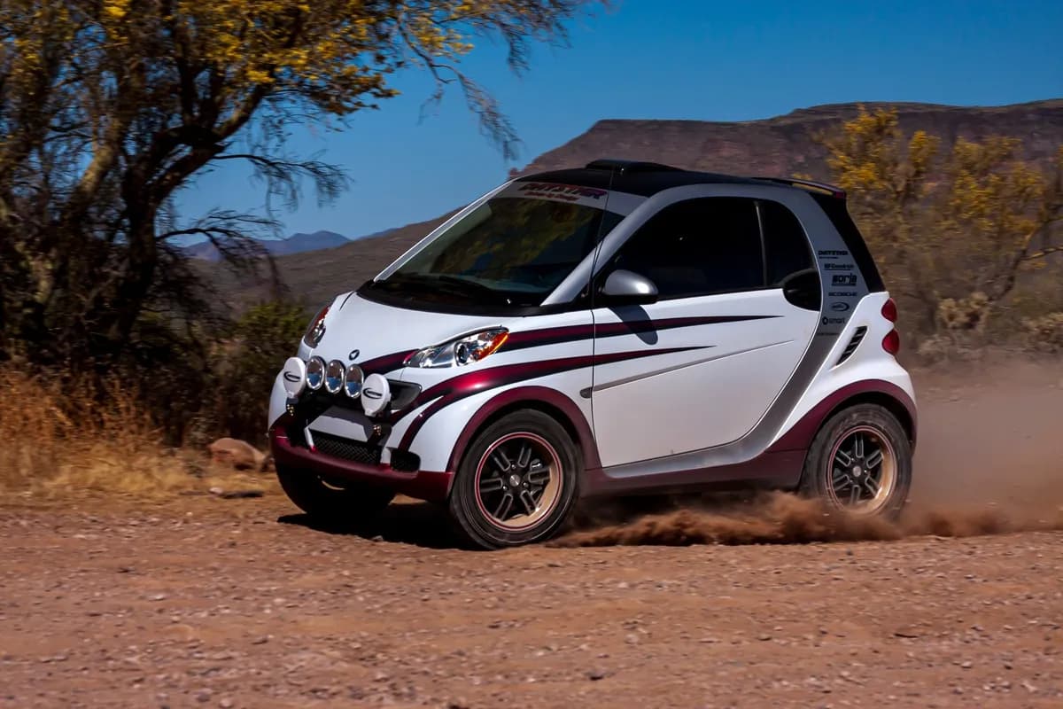 2005-2011 Smart ForTwo Suspension Lift 2in Front and Rear with Hardware Black