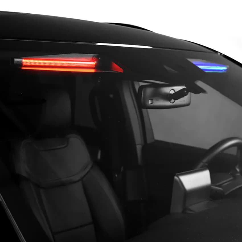1119 Durango Windshield Mount Applications Red/Blue