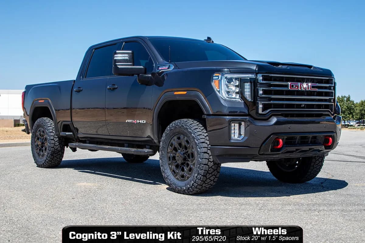 Cognito 3-Inch Standard Leveling Lift Kit for 2020-2024 SilveradoSierra 25003500 2WD4WD 110-91247