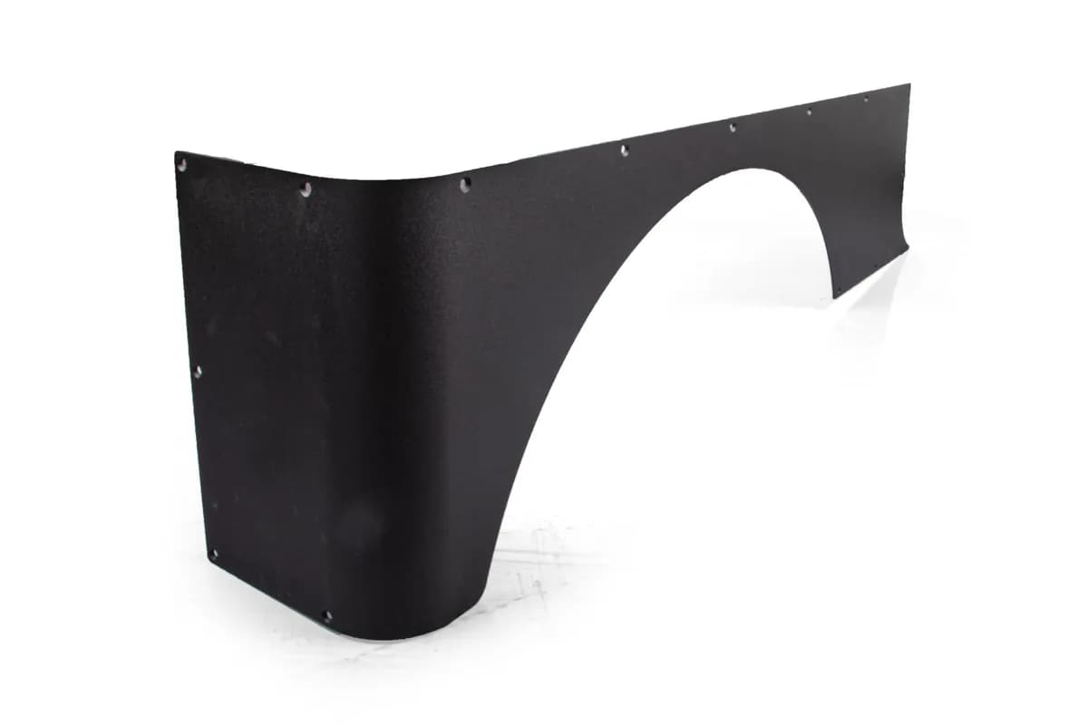 0406 Jeep Wrangler lj Corner Guards 5in Stretch Black