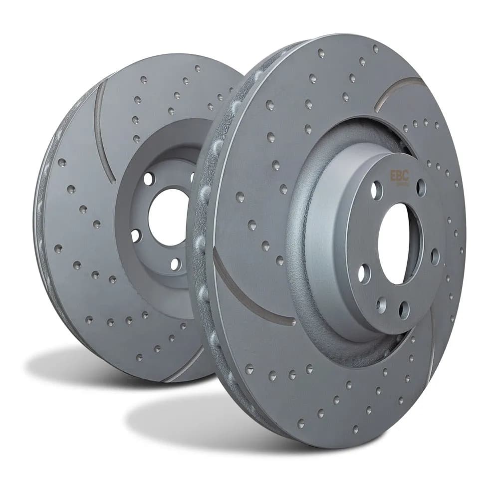 3GD Series Sport Slotted Rotor Set; Rear; For FMSI Pad No. D2172; Solid; 5 Bolt Holes; 328mm Dia.; 77mm Height; 12mm Thick; 72mm Center Hole Dia.;