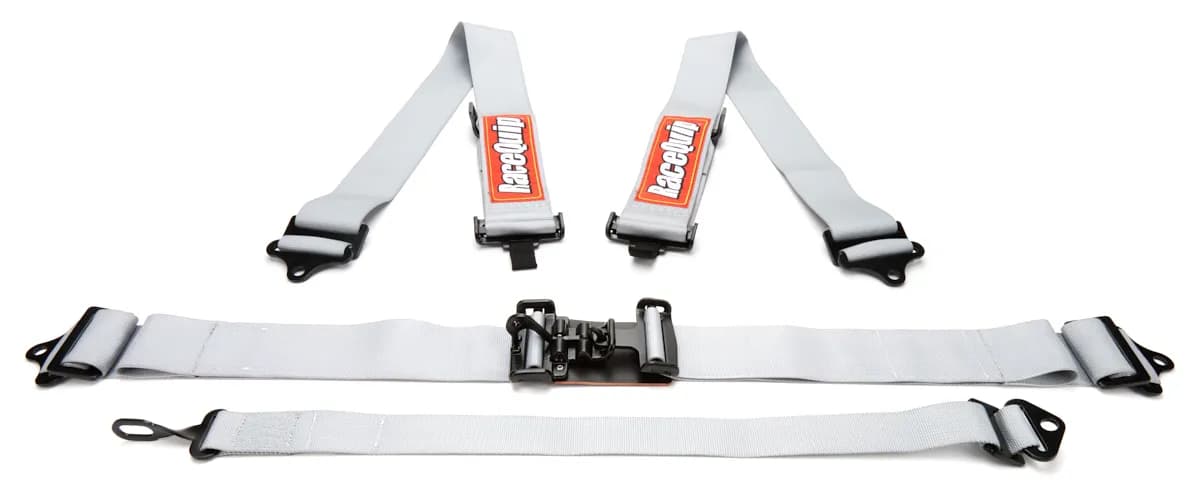 Latch & Link 5 Point Auto Racing Harness Set; Sfi 16.1 Seat Belt Set; Platinum