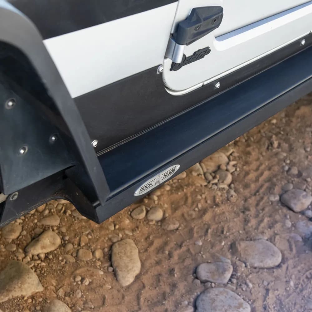 Rock Slide Engineering Gen 3 Step Slider Skid Plates - Pair - JK 4Dr