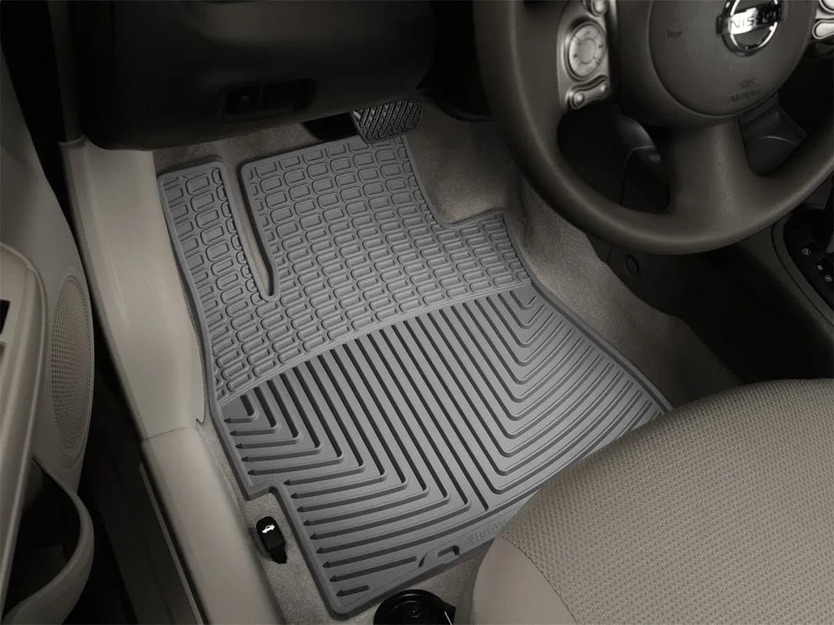2012 + Nissan Versa Front Rubber Mats Fits sedan only Grey