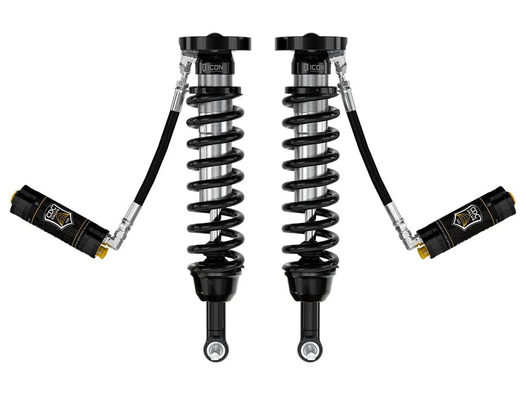 Icon 2021-2026 Chevrolet Tahoe & Suburban/2021-2026 Gmc Yukon & Yukon Xl, 2.5-3.25” Lift, Front, V.s. 2.5 Series Coilover Kit, Remote Reservoir w/ Cdcv