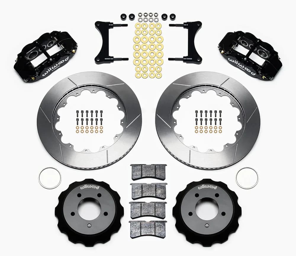 1993 - 1995 Mazda Forged Narrow Superlite 6R Big Brake Front Brake Kit (Hat) - 140-11964