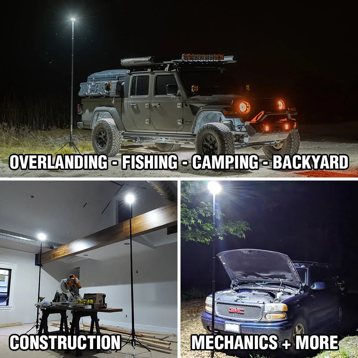 FLi-OVERLANDER 10' Telescoping Light with Wireless Remote