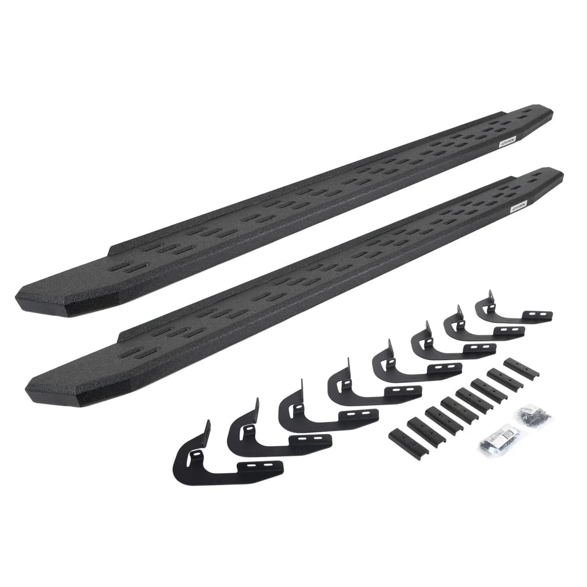 Go Rhino 69605880T - RB30 Running Boards with Mounting Bracket Kit - Protective Bedliner Coating