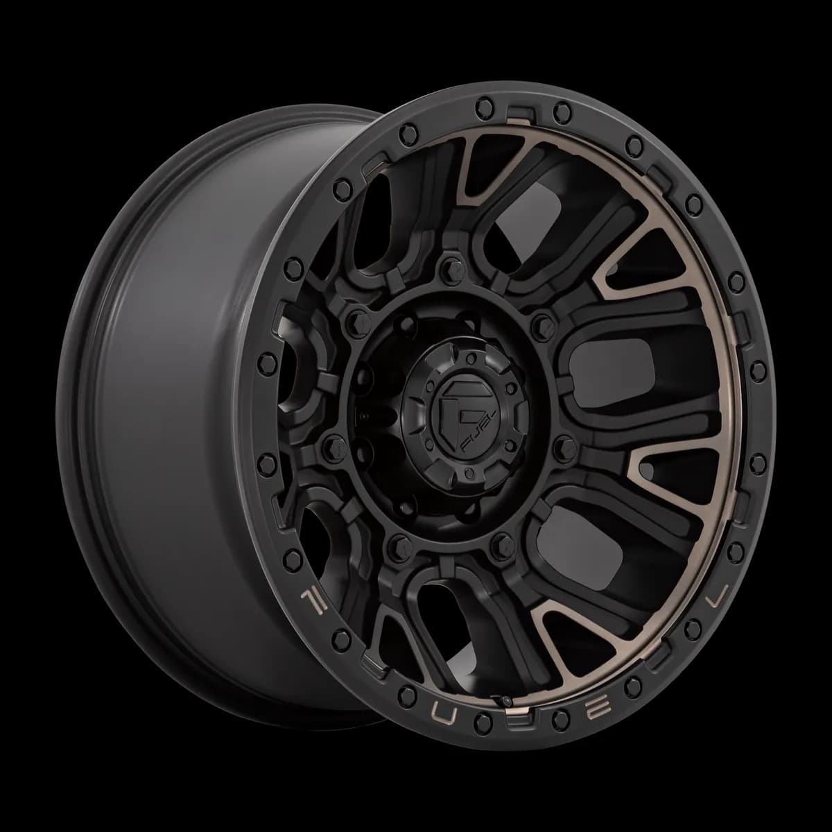 D824 17x9 6x120 M-Blk-Ddt 1mm
